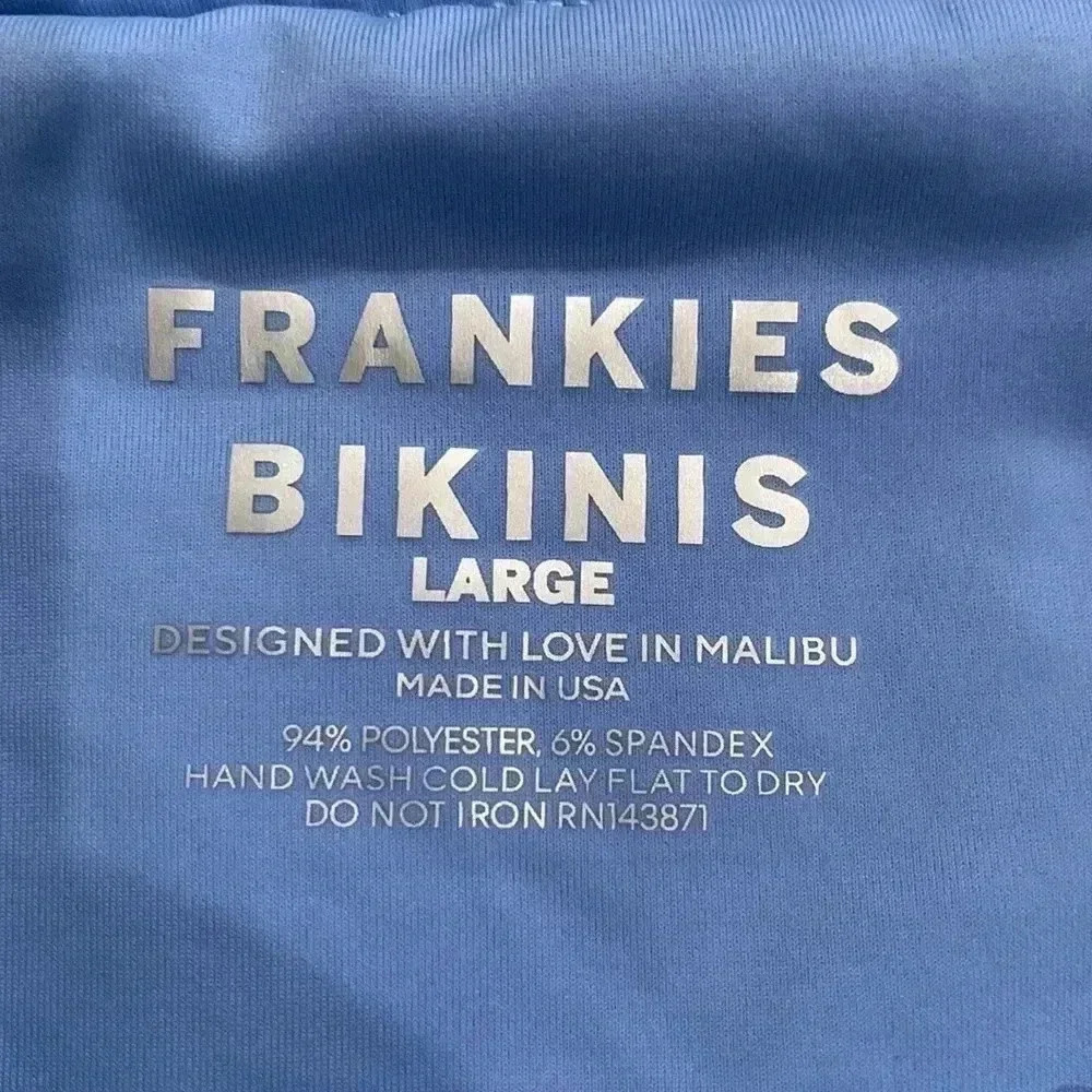 Frankies Bikinis Tia Terry String Bikini Bottom - Picture 8 of 9